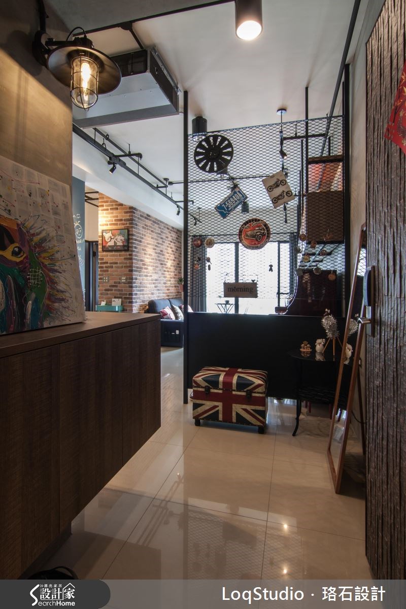 19坪新成屋(5年以下)＿工業風玄關案例圖片＿珞石室內裝修有限公司＿珞石_04之1