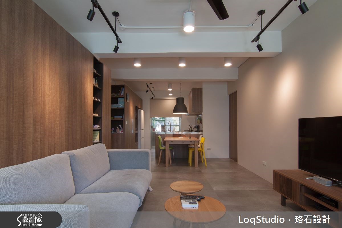 26坪老屋(16~30年)＿現代風客廳餐廳案例圖片＿珞石室內裝修有限公司＿珞石_05之1