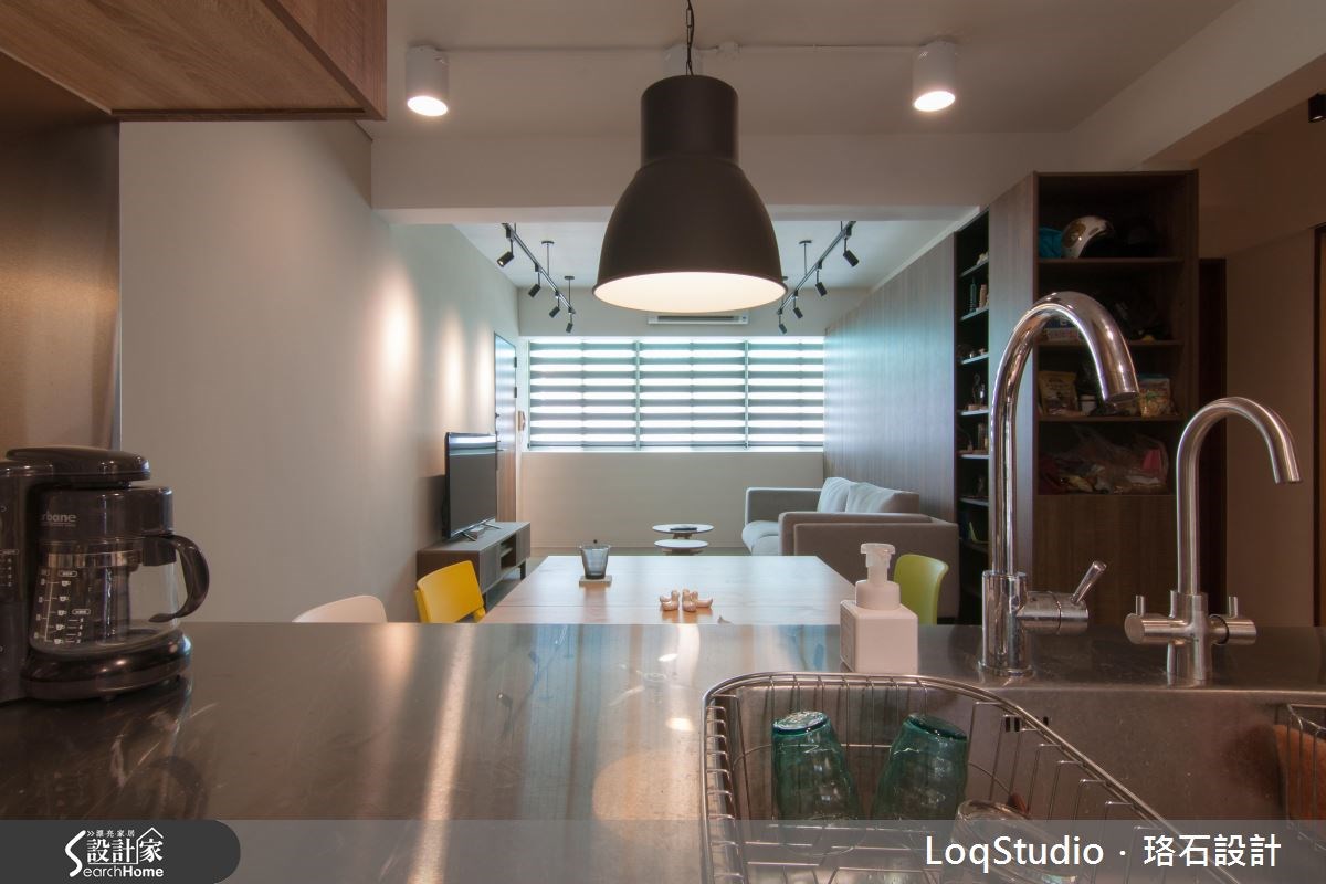 26坪老屋(16~30年)＿現代風客廳餐廳案例圖片＿珞石室內裝修有限公司＿珞石_05之7