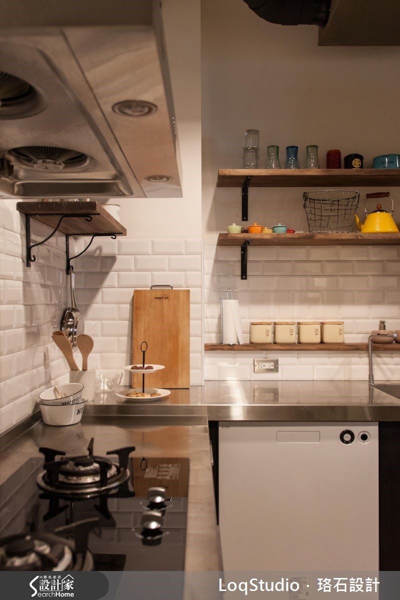 39坪新成屋(5年以下)＿混搭風廚房案例圖片＿珞石室內裝修有限公司＿珞石_06之13