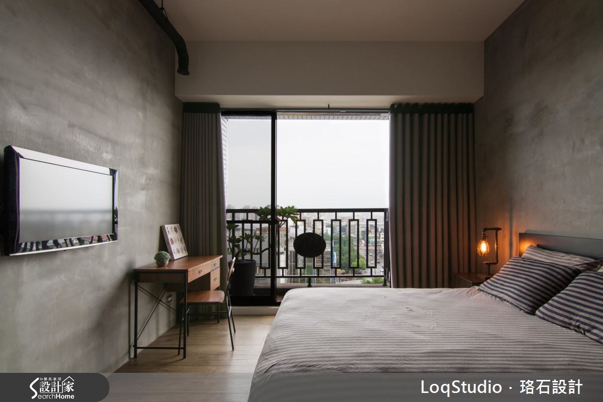 39坪新成屋(5年以下)＿混搭風臥室案例圖片＿珞石室內裝修有限公司＿珞石_06之16