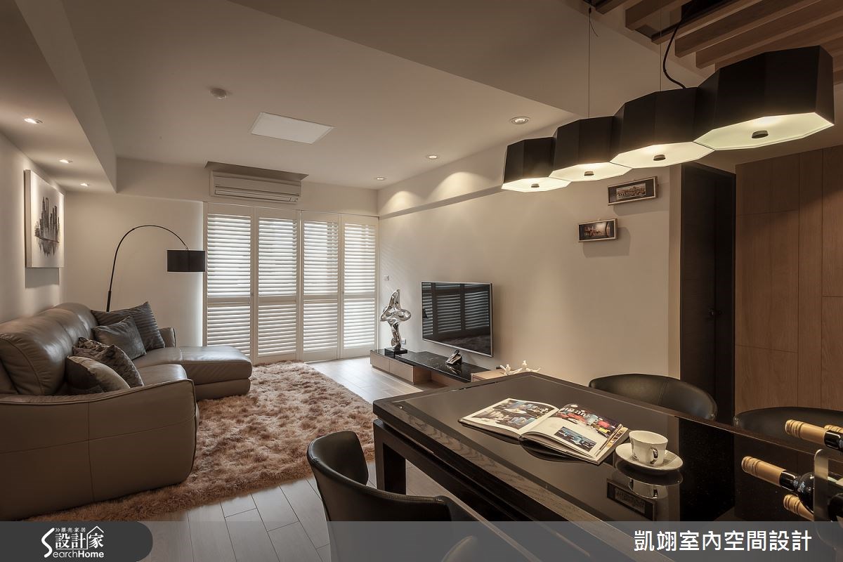 30坪老屋(16~30年)＿現代風客廳餐廳案例圖片＿凱翊室內空間設計＿凱翊_01之4