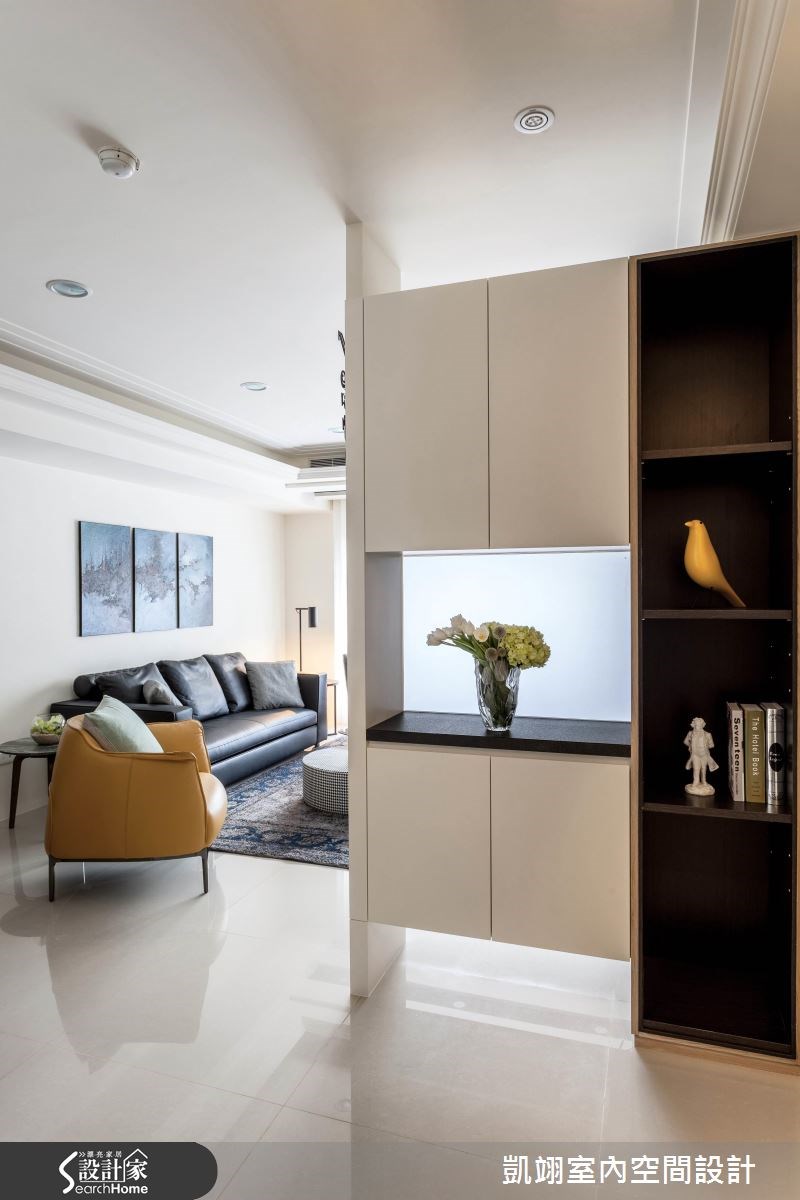 33坪新成屋(5年以下)＿現代風客廳走廊案例圖片＿凱翊室內空間設計＿凱翊_04之1