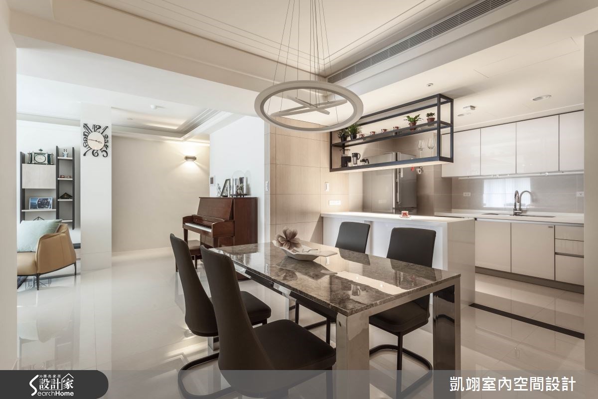 33坪新成屋(5年以下)＿現代風餐廳廚房案例圖片＿凱翊室內空間設計＿凱翊_04之9