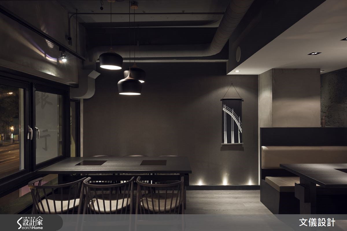 127坪老屋(16~30年)＿簡約風商業空間案例圖片＿文儀室內裝修設計有限公司＿文儀_どん亭 Don Tei壽喜燒上級火鍋 台灣一號店之7