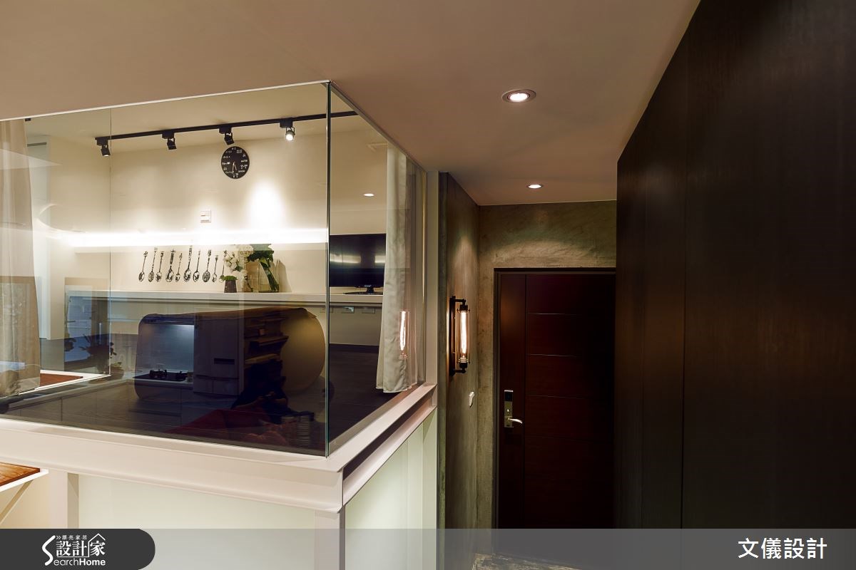 16坪新成屋(5年以下)＿簡約風玄關案例圖片＿文儀室內裝修設計有限公司＿文儀_透。劇 共享小品之2