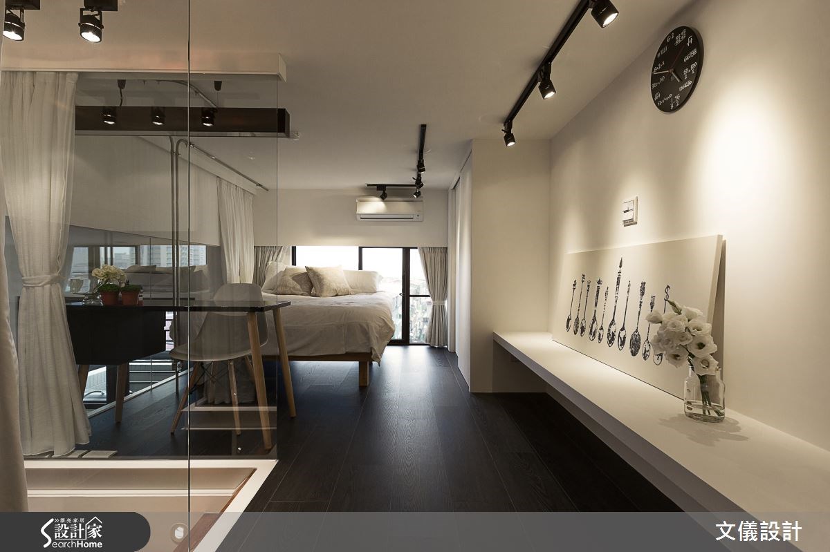 16坪新成屋(5年以下)＿簡約風臥室案例圖片＿文儀室內裝修設計有限公司＿文儀_透。劇 共享小品之12
