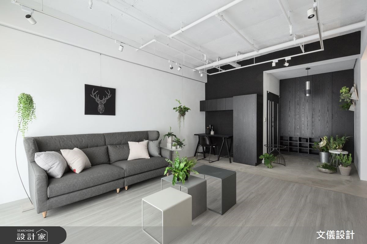 38坪中古屋(5~15年)＿現代風客廳案例圖片＿文儀室內裝修設計有限公司＿文儀_放。鬆宅之4