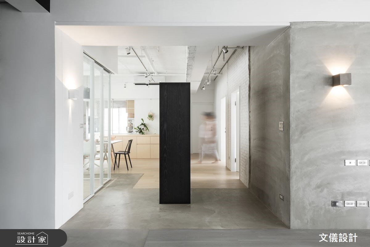 38坪中古屋(5~15年)＿現代風走廊案例圖片＿文儀室內裝修設計有限公司＿文儀_放。鬆宅之8
