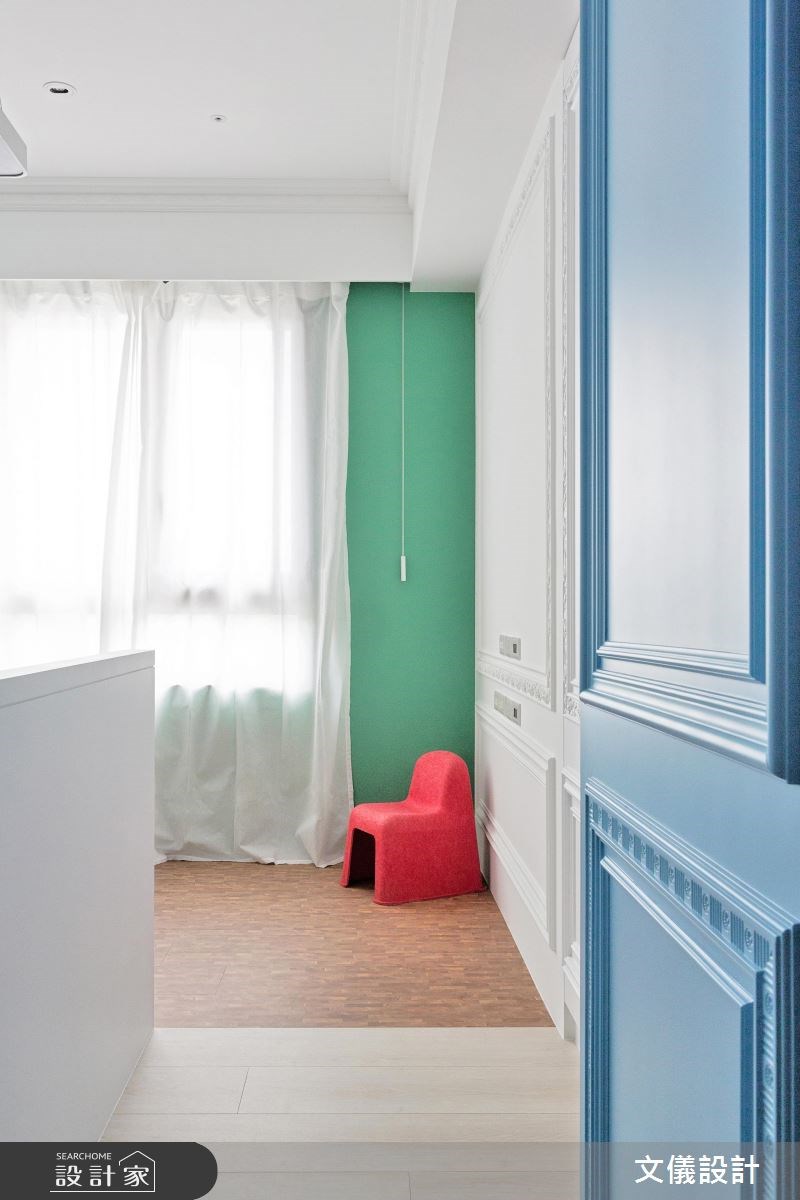 38坪新成屋(5年以下)＿新古典臥室案例圖片＿文儀室內裝修設計有限公司＿文儀_五彩法式之10