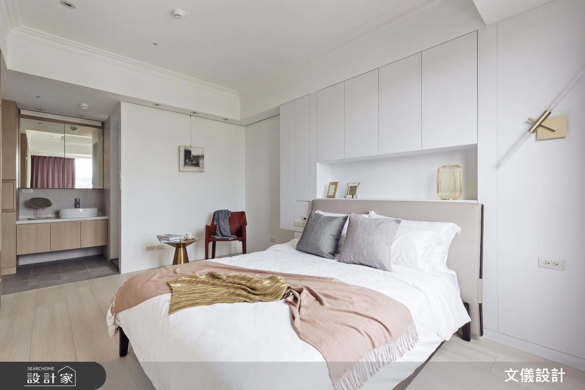 38坪新成屋(5年以下)＿新古典臥室案例圖片＿文儀室內裝修設計有限公司＿文儀_五彩法式之15