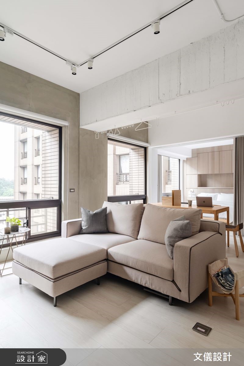 17坪中古屋(5~15年)＿現代風客廳案例圖片＿文儀室內裝修設計有限公司＿文儀_靜享宅之1