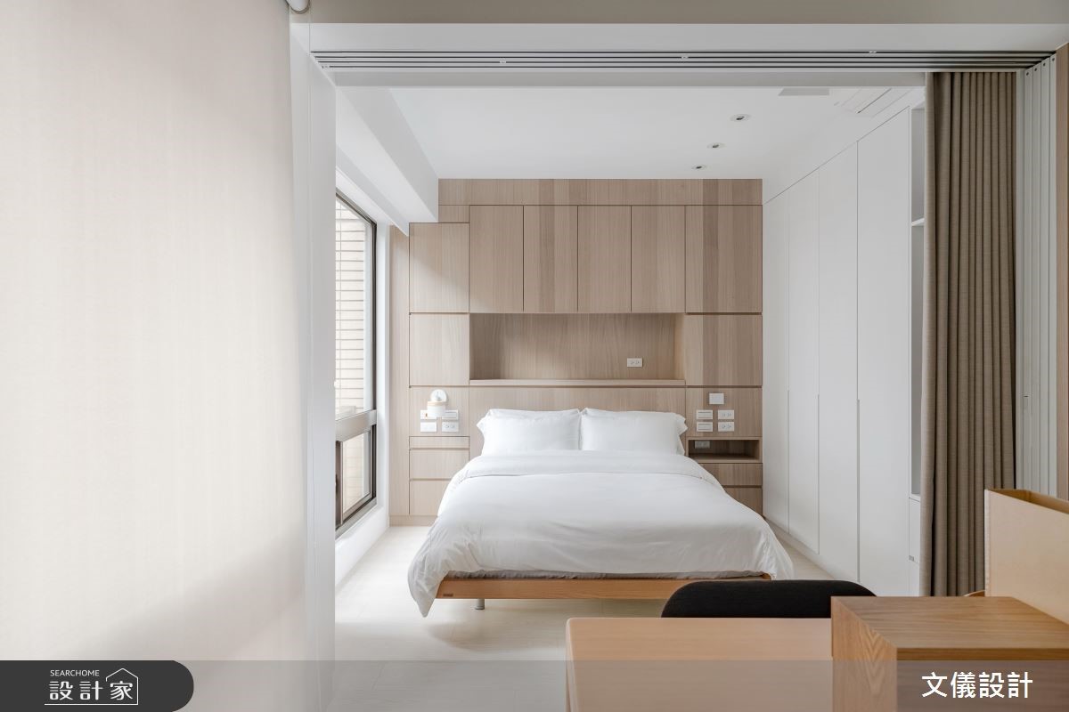17坪中古屋(5~15年)＿現代風臥室客房案例圖片＿文儀室內裝修設計有限公司＿文儀_靜享宅之21