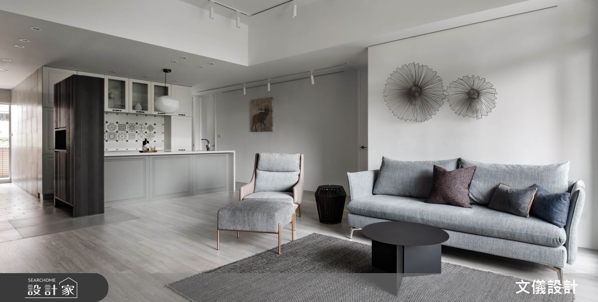 34坪中古屋(5~15年)＿混搭風客廳案例圖片＿文儀室內裝修設計有限公司＿文儀_開普敦之旅之11