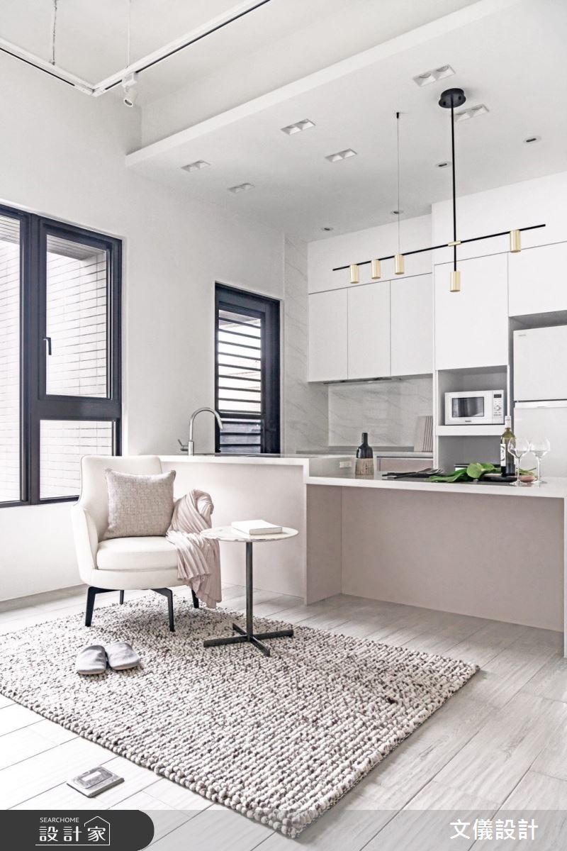 17坪新成屋(5年以下)＿簡約風客廳吧檯案例圖片＿文儀室內裝修設計有限公司＿文儀_與貓的快意共棲之9