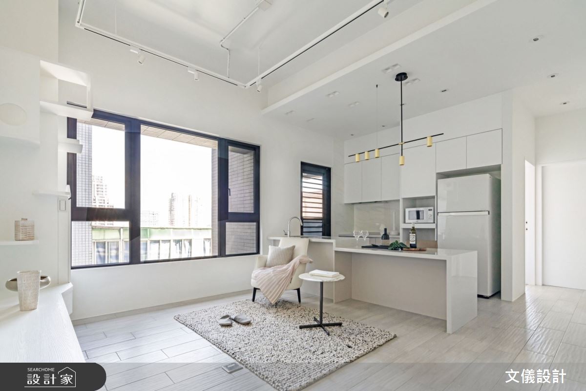 17坪新成屋(5年以下)＿簡約風客廳吧檯案例圖片＿文儀室內裝修設計有限公司＿文儀_與貓的快意共棲之5