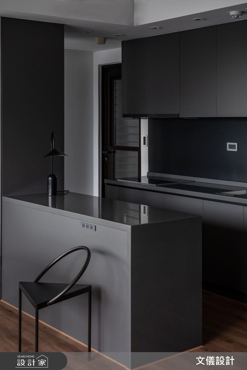 12坪新成屋(5年以下)＿現代風案例圖片＿文儀室內裝修設計有限公司＿文儀_墨色之家之5