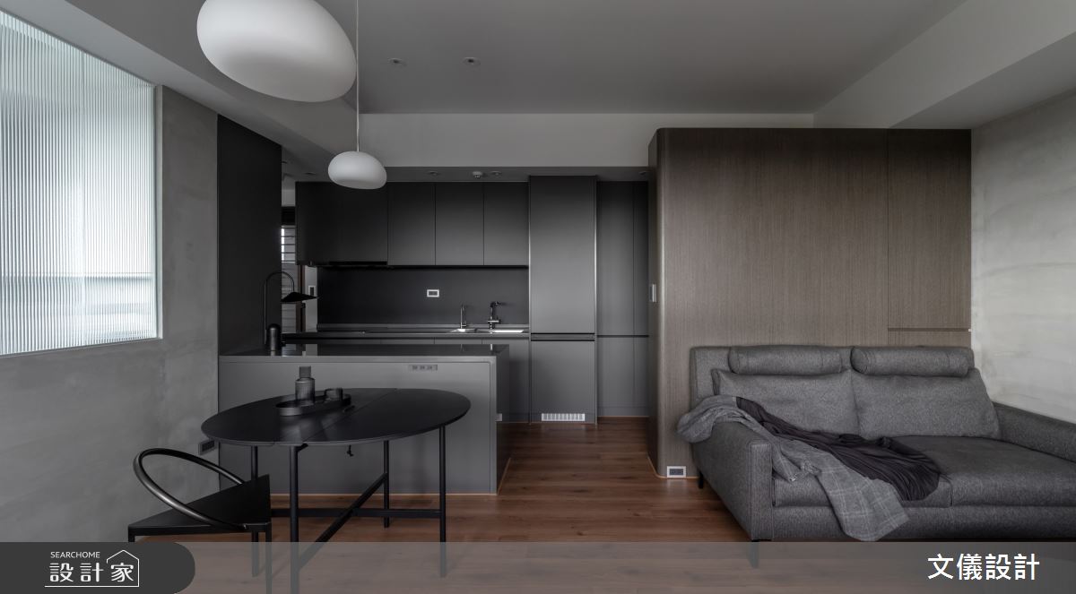 12坪新成屋(5年以下)＿現代風案例圖片＿文儀室內裝修設計有限公司＿文儀_墨色之家之8