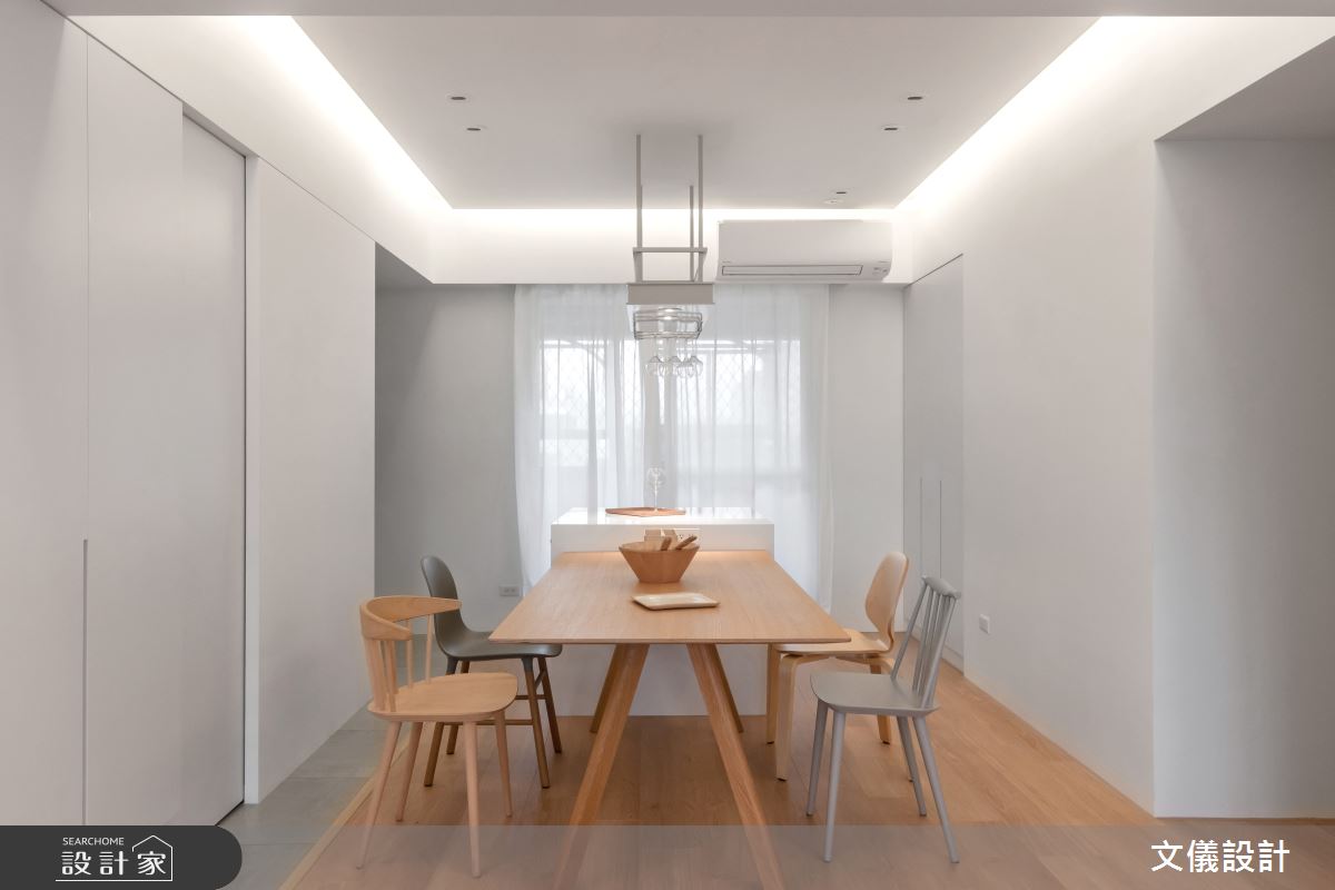 38坪老屋(16~30年)＿北歐風餐廳案例圖片＿文儀室內裝修設計有限公司＿文儀_沐光絢影之20