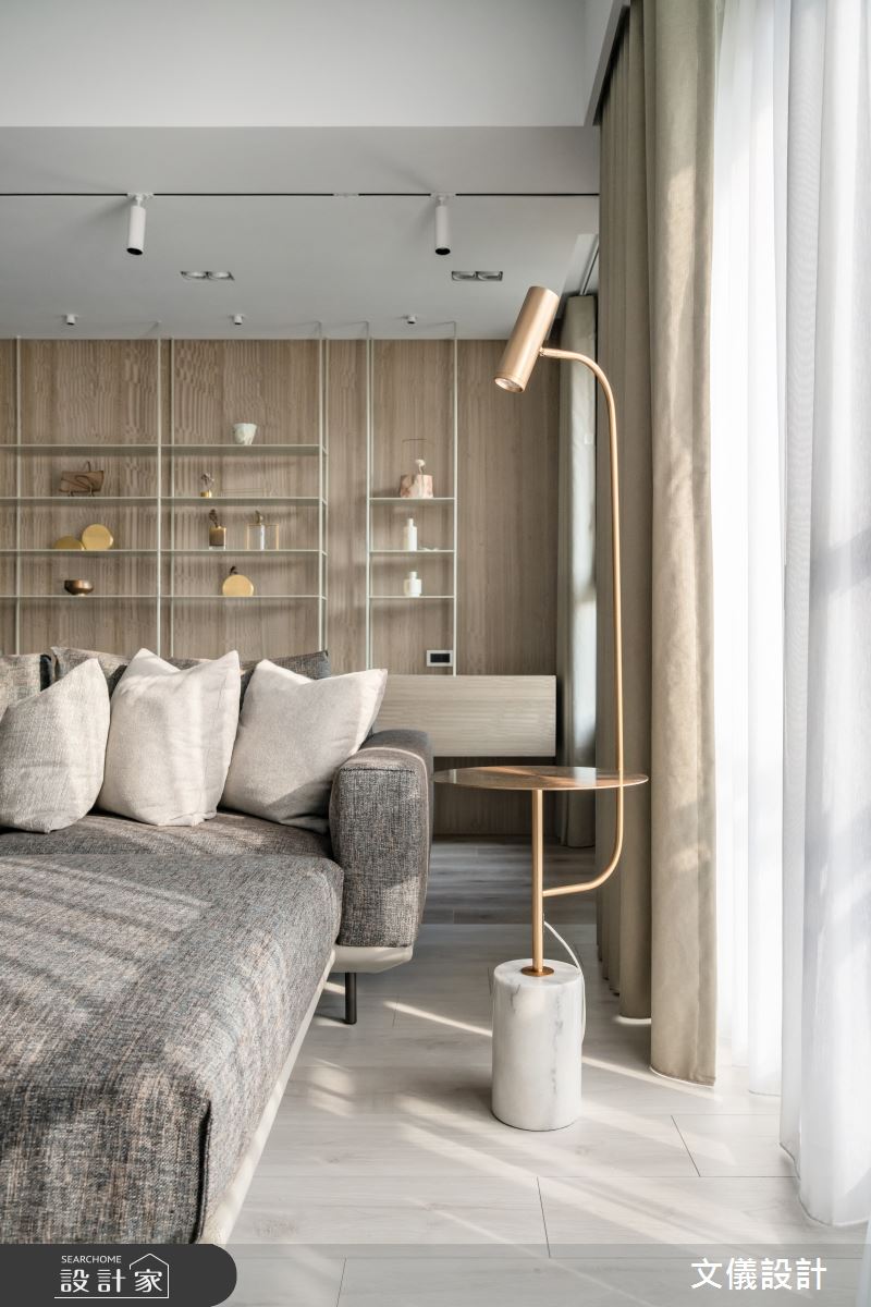 37坪毛胚屋＿飯店風客廳案例圖片＿文儀室內裝修設計有限公司＿文儀_蘊。質淬之13