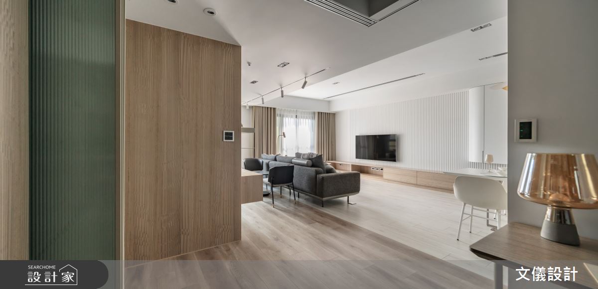 37坪毛胚屋＿飯店風客廳案例圖片＿文儀室內裝修設計有限公司＿文儀_蘊。質淬之17