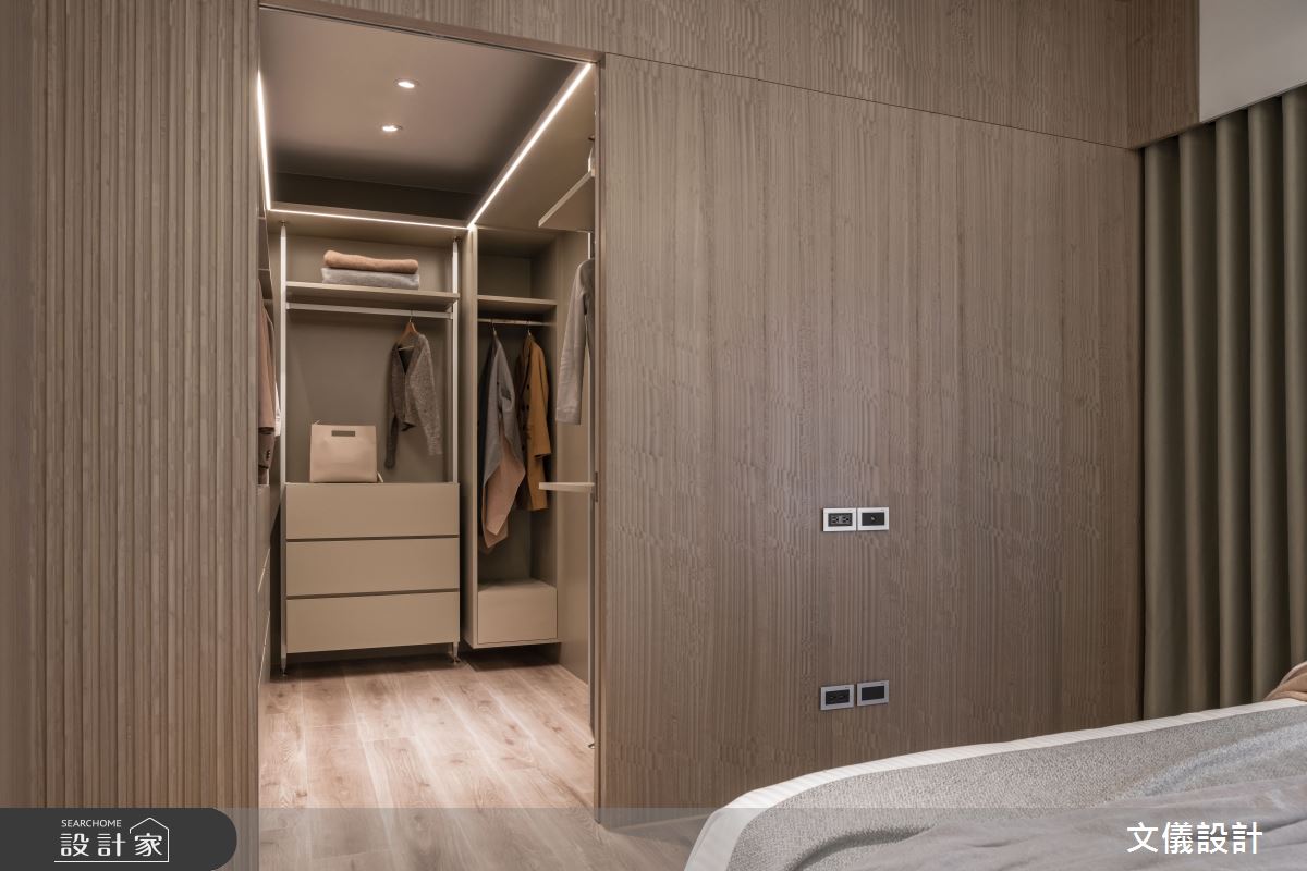 37坪毛胚屋＿飯店風臥室更衣間案例圖片＿文儀室內裝修設計有限公司＿文儀_蘊。質淬之33