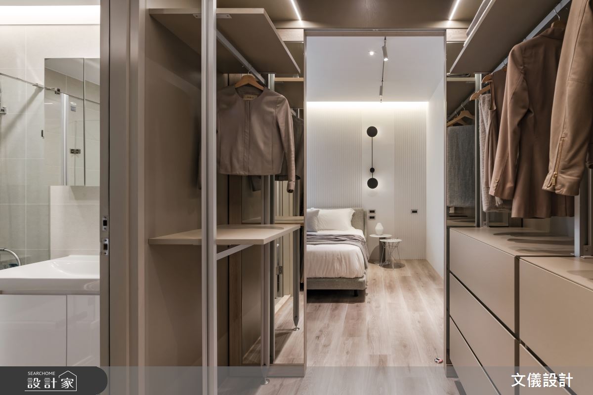 37坪毛胚屋＿飯店風更衣間案例圖片＿文儀室內裝修設計有限公司＿文儀_蘊。質淬之35