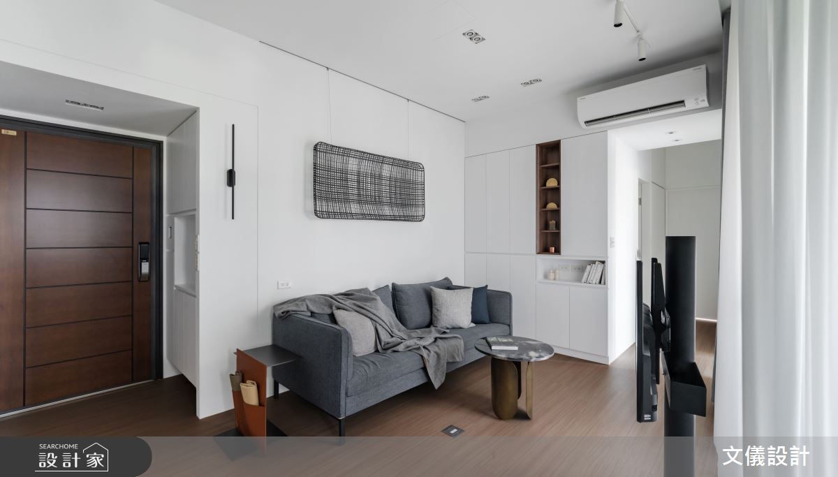 18坪新成屋(5年以下)＿現代風客廳案例圖片＿文儀室內裝修設計有限公司＿文儀_拾香居之3