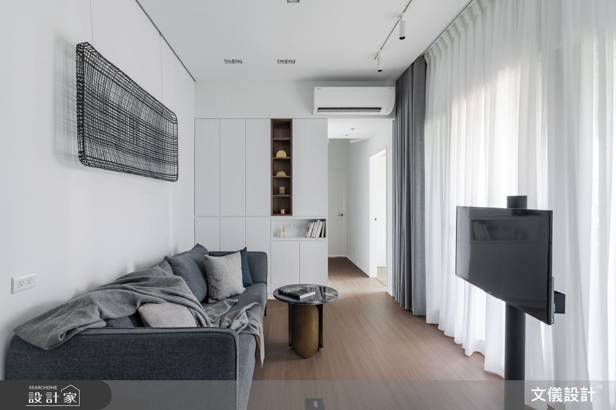 18坪新成屋(5年以下)＿現代風客廳案例圖片＿文儀室內裝修設計有限公司＿文儀_拾香居之4