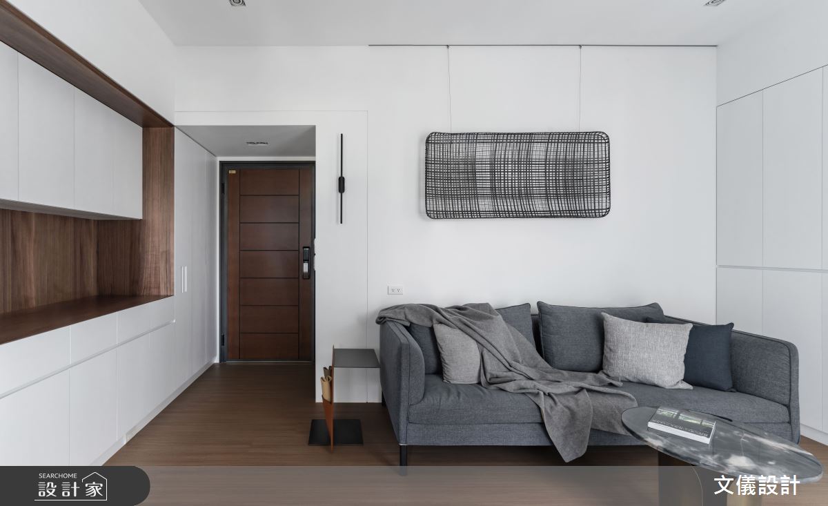 18坪新成屋(5年以下)＿現代風客廳案例圖片＿文儀室內裝修設計有限公司＿文儀_拾香居之5