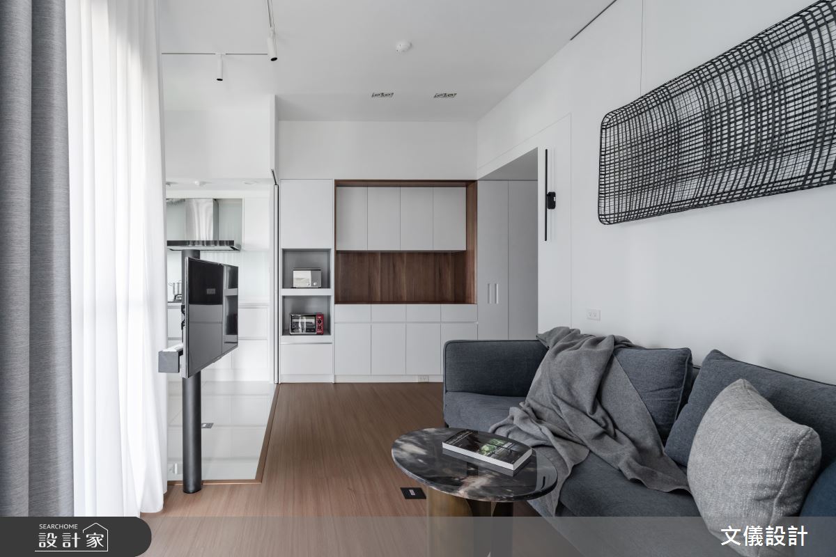 18坪新成屋(5年以下)＿現代風客廳案例圖片＿文儀室內裝修設計有限公司＿文儀_拾香居之8