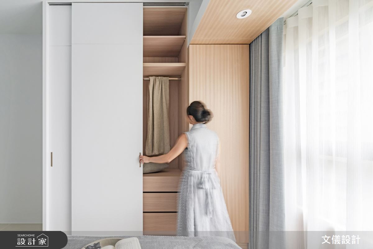 25坪新成屋(5年以下)＿現代風更衣間案例圖片＿文儀室內裝修設計有限公司＿文儀_翩藍宅之20