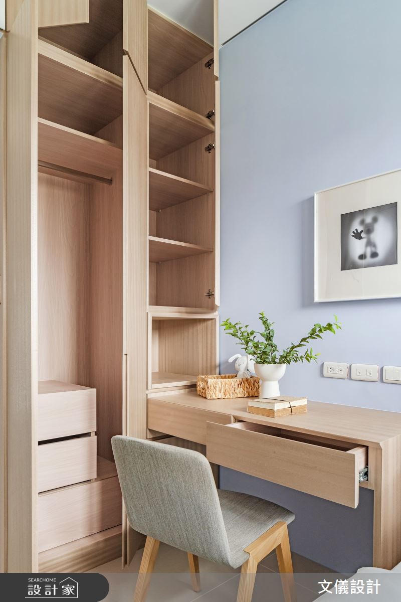 25坪新成屋(5年以下)＿現代風書房案例圖片＿文儀室內裝修設計有限公司＿文儀_翩藍宅之23