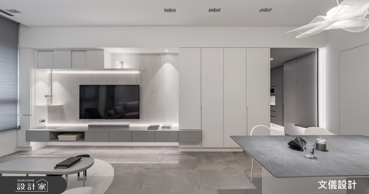 25坪新成屋(5年以下)＿現代風案例圖片＿文儀室內裝修設計有限公司＿文儀_心新。欣之3