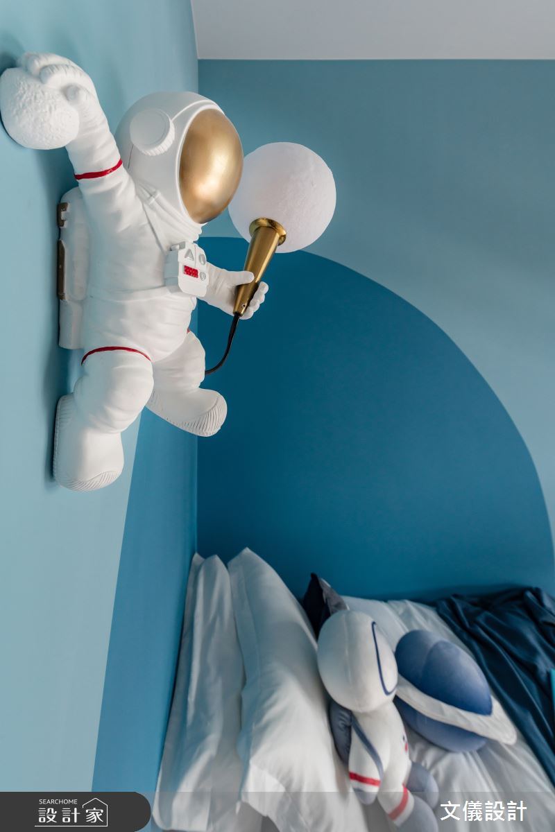 26坪中古屋(5~15年)＿現代風兒童房兒童房案例圖片＿文儀室內裝修設計有限公司＿文儀_藏 。勻融之26