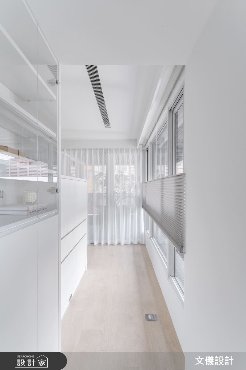50坪毛胚屋＿現代風走廊案例圖片＿文儀室內裝修設計有限公司＿文儀_拾光。跡之8