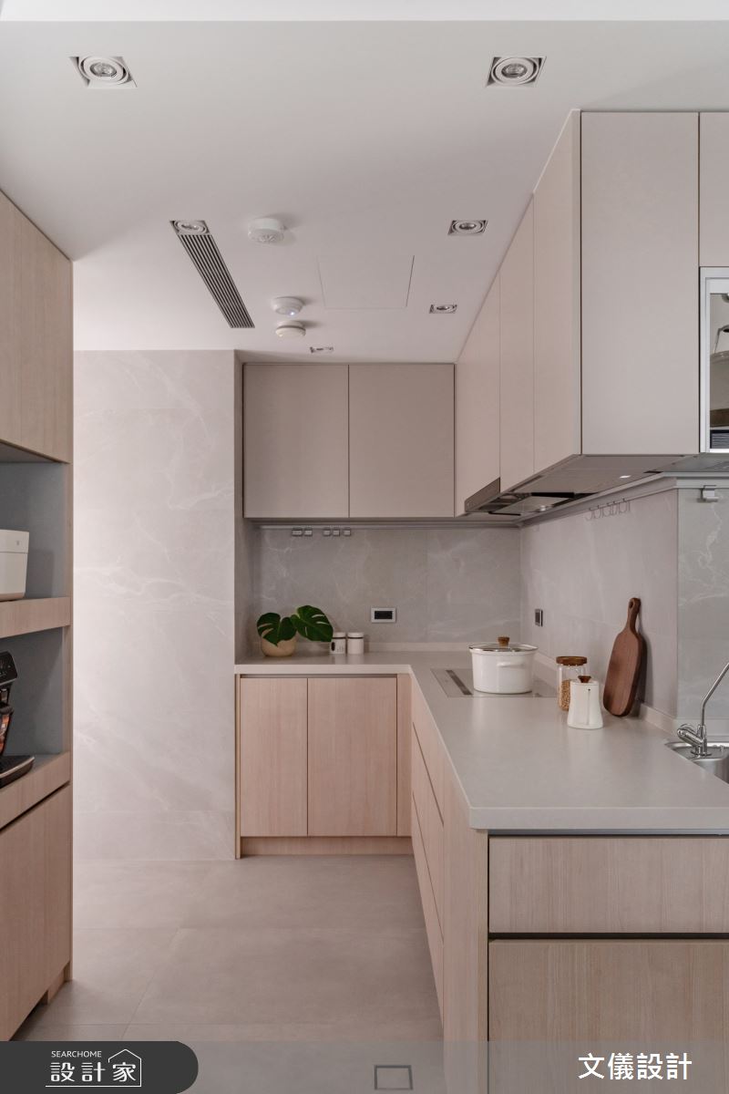 50坪毛胚屋＿現代風廚房案例圖片＿文儀室內裝修設計有限公司＿文儀_拾光。跡之16