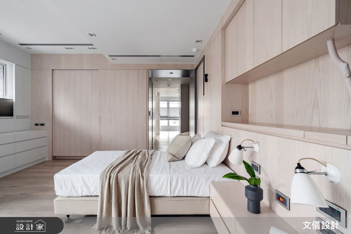 50坪毛胚屋＿現代風臥室案例圖片＿文儀室內裝修設計有限公司＿文儀_拾光。跡之20