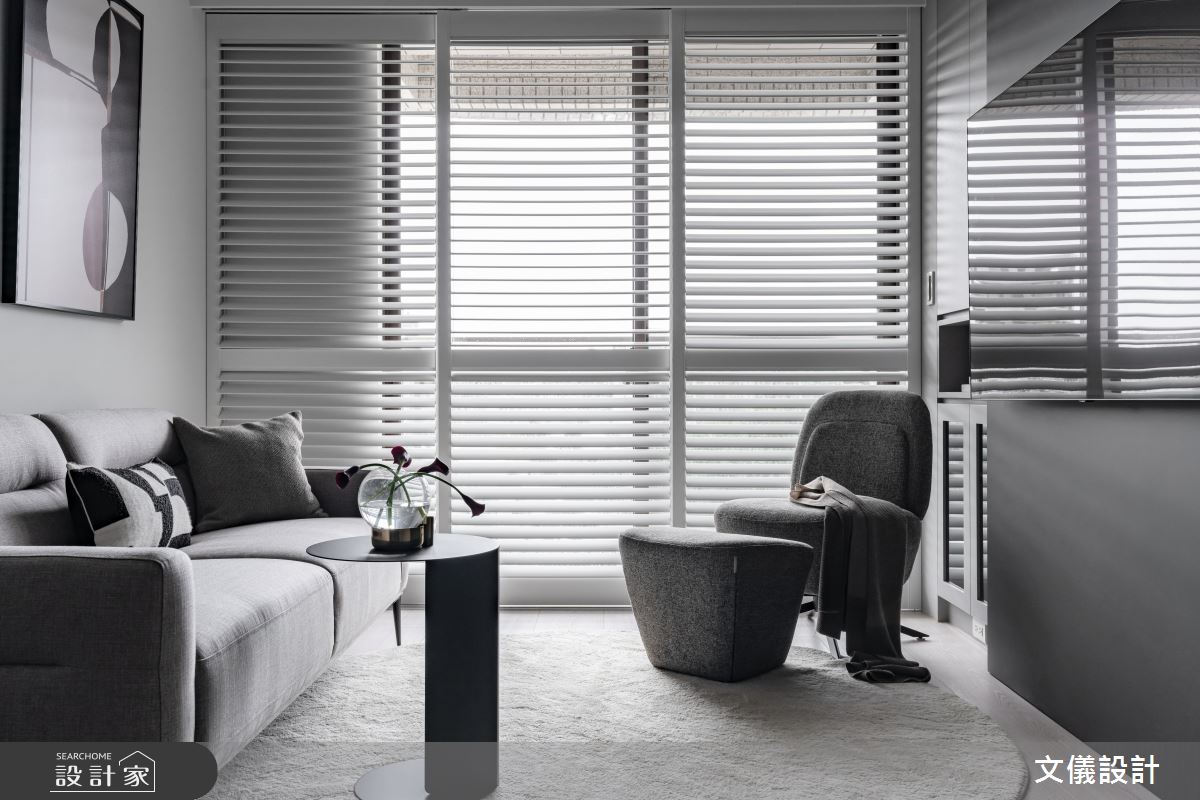 31坪新成屋(5年以下)＿現代風客廳案例圖片＿文儀室內裝修設計有限公司＿文儀_減法序曲之9