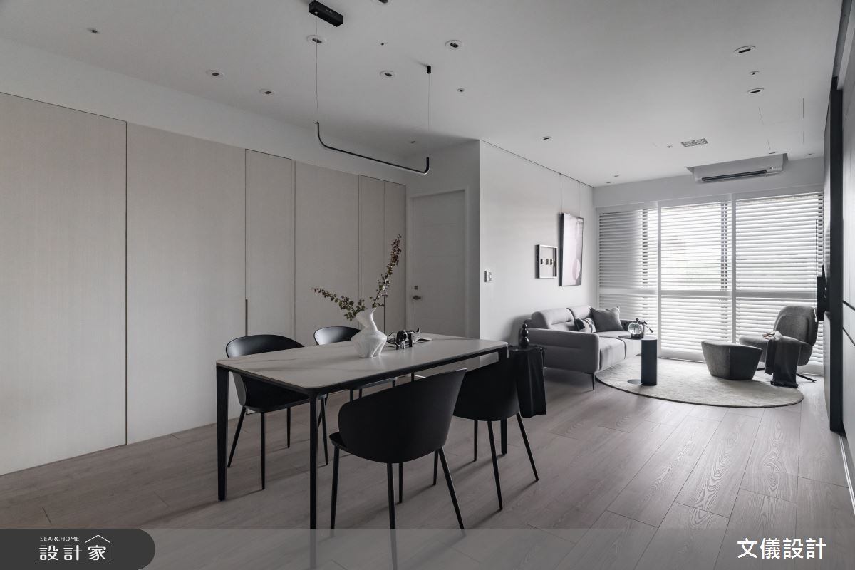 31坪新成屋(5年以下)＿現代風客廳餐廳案例圖片＿文儀室內裝修設計有限公司＿文儀_減法序曲之11
