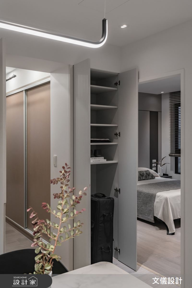 31坪新成屋(5年以下)＿現代風臥室案例圖片＿文儀室內裝修設計有限公司＿文儀_減法序曲之14