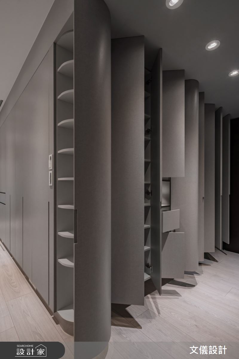 31坪新成屋(5年以下)＿現代風玄關客廳案例圖片＿文儀室內裝修設計有限公司＿文儀_減法序曲之17