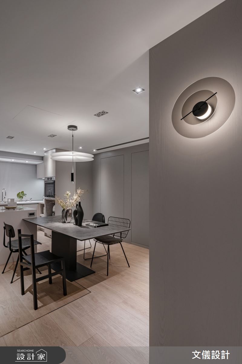 27坪中古屋(5~15年)＿現代風餐廳廚房案例圖片＿文儀室內裝修設計有限公司＿文儀_緻。醉美之5