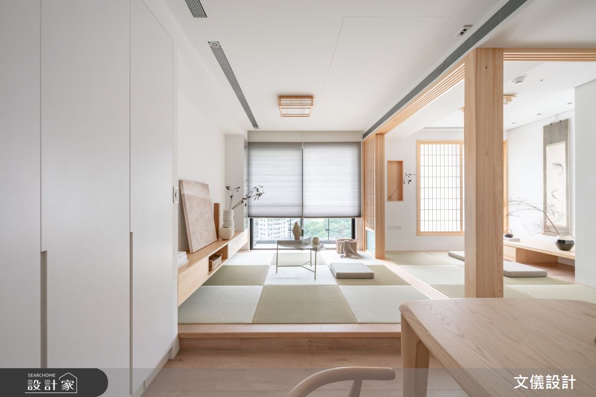 23坪新成屋(5年以下)＿日式禪風客廳和室案例圖片＿文儀室內裝修設計有限公司＿文儀_新北市-隱山居-文儀設計之3
