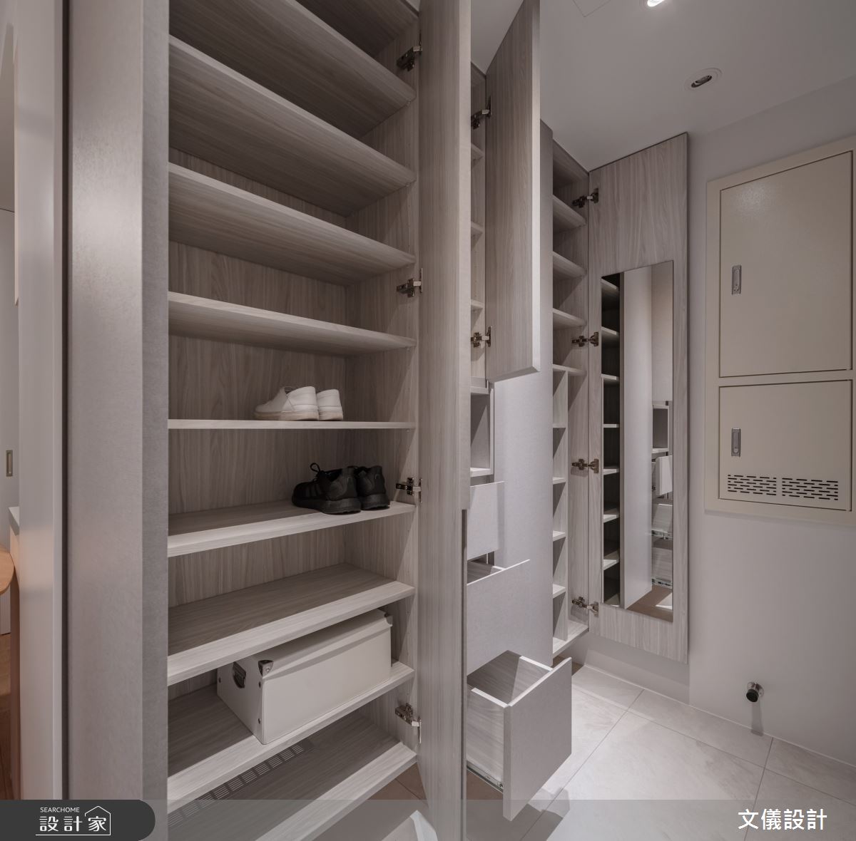 23坪新成屋(5年以下)＿日式禪風玄關案例圖片＿文儀室內裝修設計有限公司＿文儀_新北市-隱山居-文儀設計之27