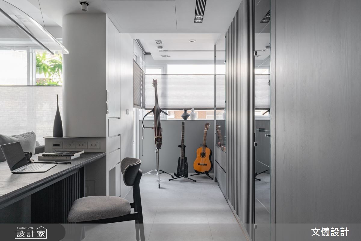30坪中古屋(5~15年)＿現代風書房工作區案例圖片＿文儀室內裝修設計有限公司＿文儀_台北市-珀麗宅-文儀設計之7