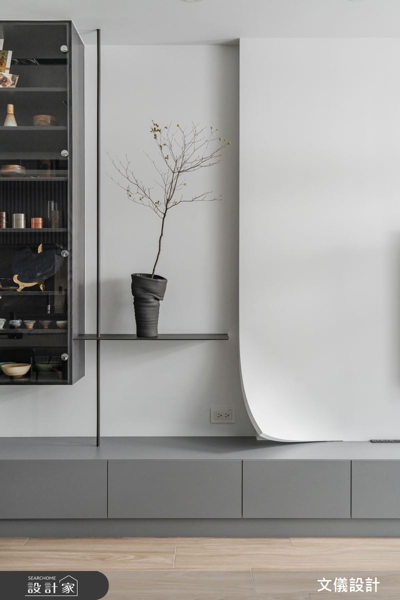 30坪中古屋(5~15年)＿現代風客廳案例圖片＿文儀室內裝修設計有限公司＿文儀_台北市-珀麗宅-文儀設計之10