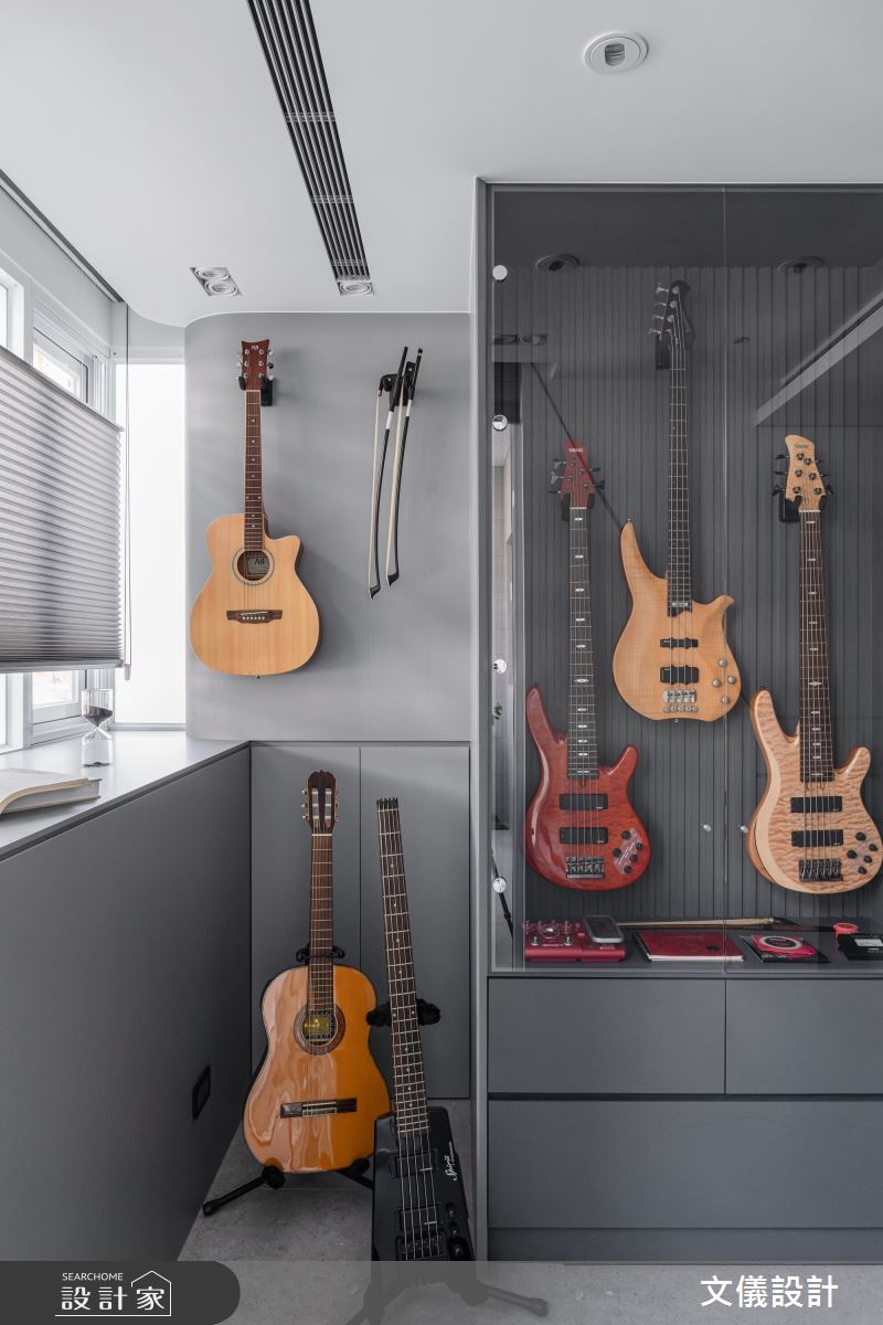 30坪中古屋(5~15年)＿現代風書房工作區案例圖片＿文儀室內裝修設計有限公司＿文儀_台北市-珀麗宅-文儀設計之14