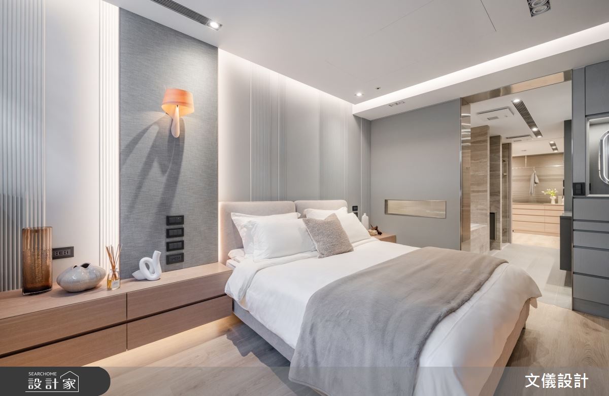 30坪中古屋(5~15年)＿現代風臥室案例圖片＿文儀室內裝修設計有限公司＿文儀_台北市-珀麗宅-文儀設計之30