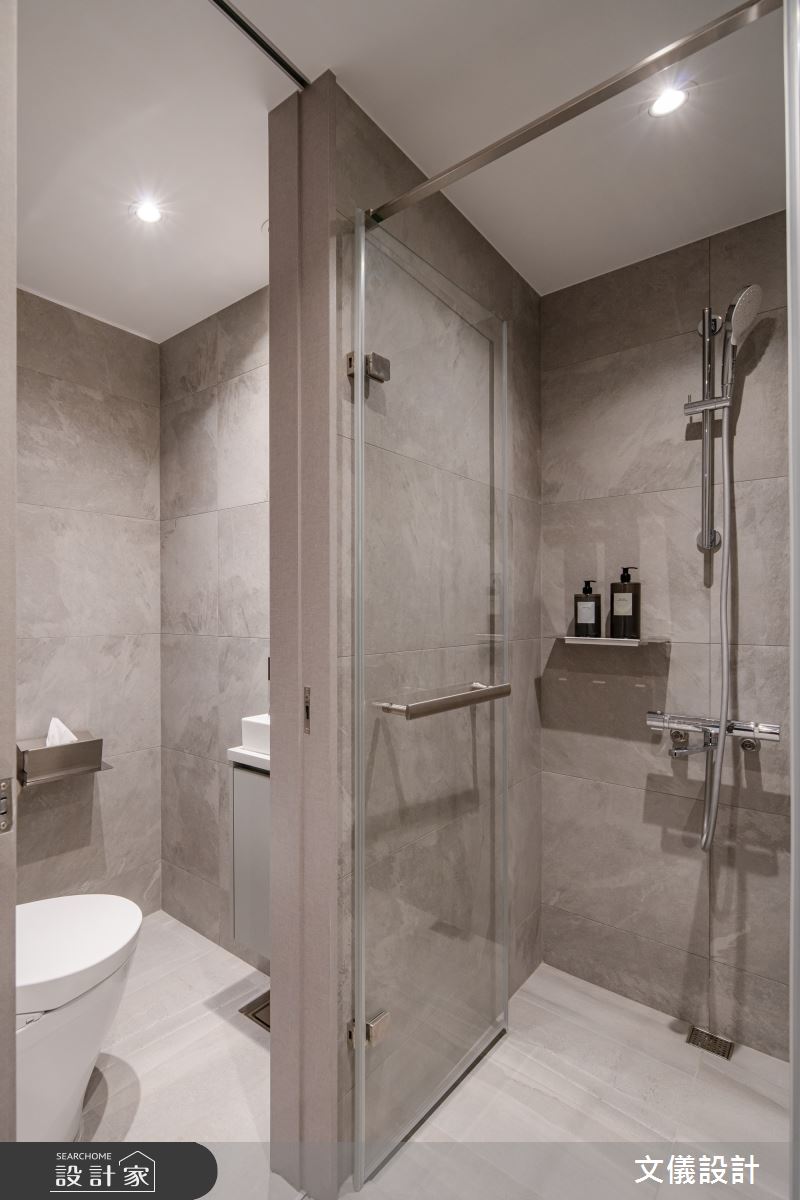 30坪中古屋(5~15年)＿現代風浴室案例圖片＿文儀室內裝修設計有限公司＿文儀_台北市-珀麗宅-文儀設計之38